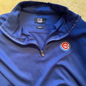 Cubs Men’s long sleeve pullover sweatshirt (Size: Large)
